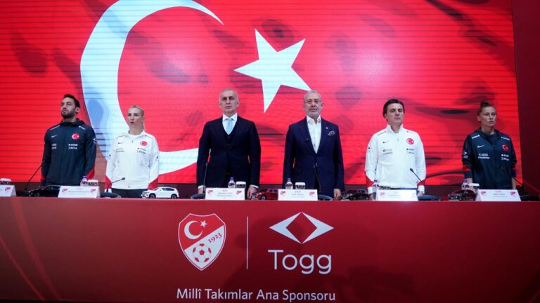 Togg Milli Takımlar ana sponsoru oldu