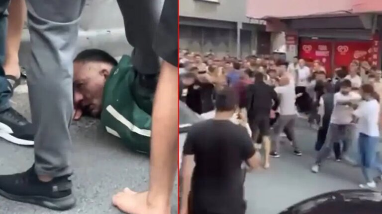 Kadını sokak ortasında bıçakladı: Mahalleli linç etmeye çalıştı, polis gözaltına aldı! – Son Dakika Türkiye Haberleri